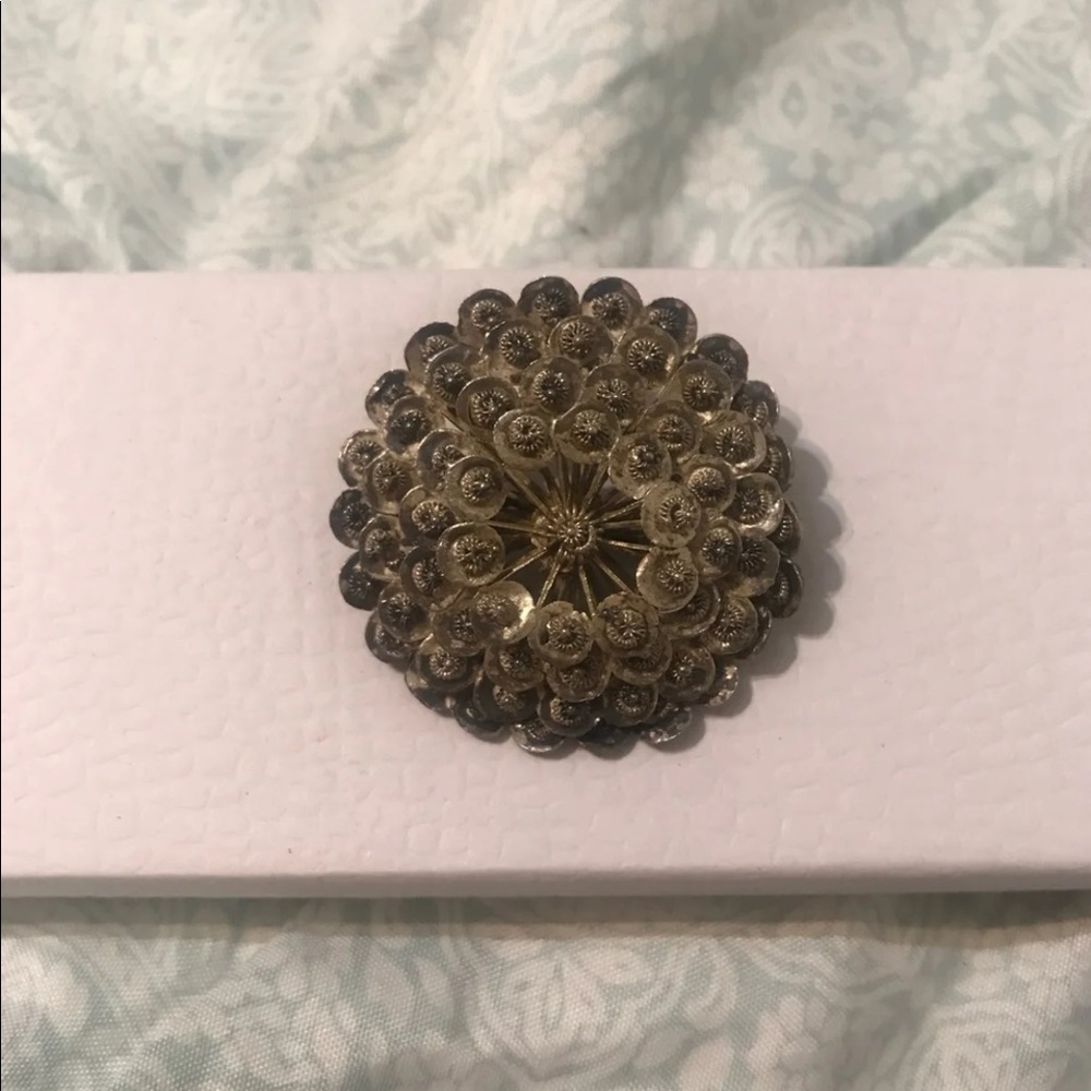 Sterling silver brooche